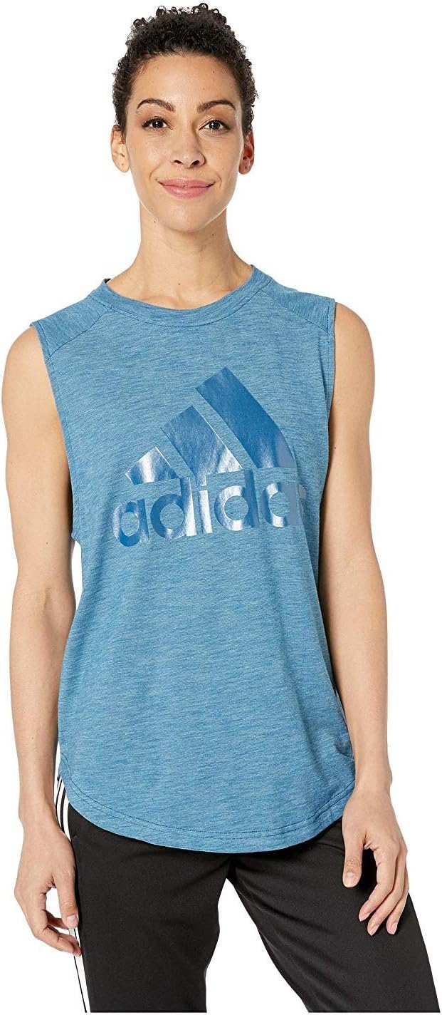 Women's ID Winners Muscle Basketball Long Length Sleeveless Training Tank T-Shirt