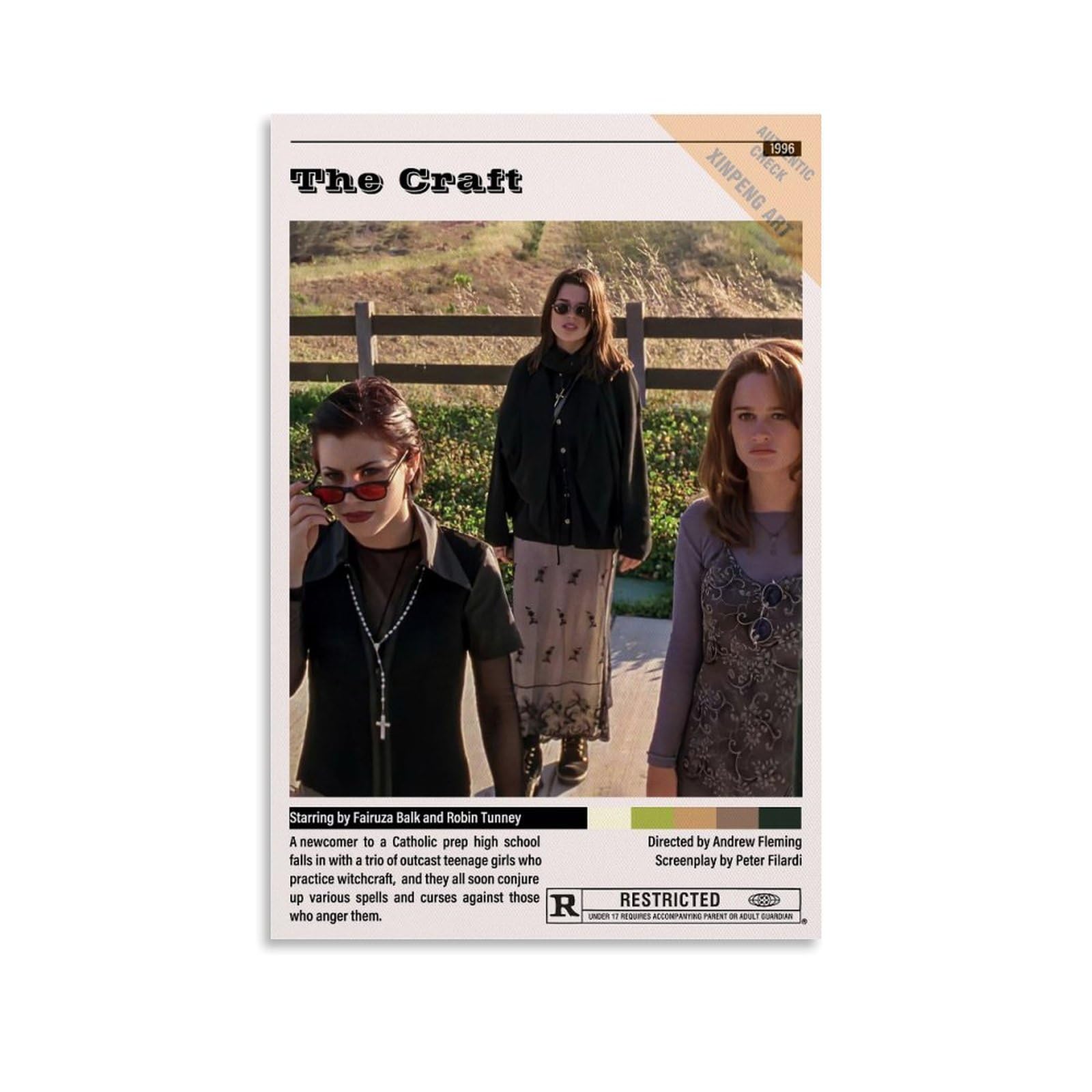 MHAIO The Craft Vintage Movie Aesthetic Posters Poster Decorative Painting Canvas Wall Posters And Art Picture Print Modern Family Bedroom Decor Posters 12x18inch(30x45cm)