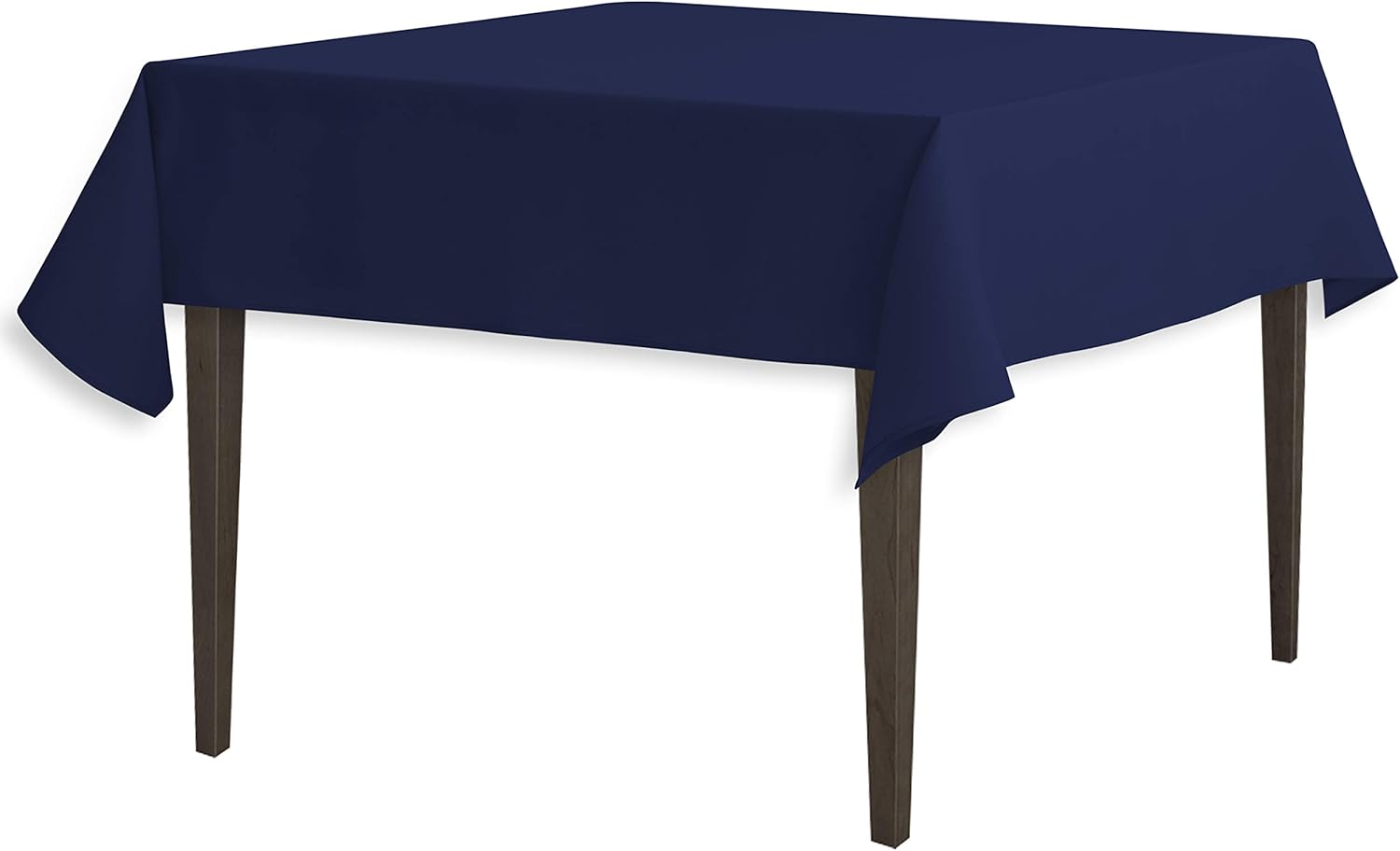 Best 60′ round table cloth slate blue