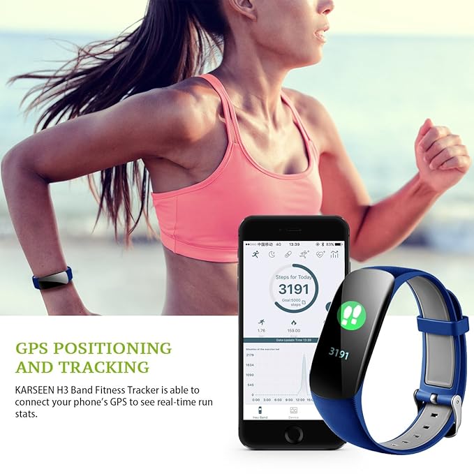 karseen fitness tracker smart watch h3
