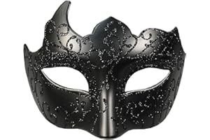 2026 Masquerade Mask for Men Women, Venetian Mens Masquerade Mask for Halloween Party Mardi Gras Mascarade Ball