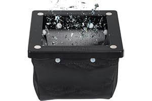 Strong Magnetic Drilling Catcher Bag, Magnetic Drill Shaving Catcher, Electrical Drill Catcher Dirt Bag for Magnetic Metal Sh