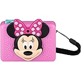 ekids Minnie Mouse Kids Camera with SD Card, Digital Camera for Kids with Video Recording, Built-in Digital Stickers (Minnie Mouse)
