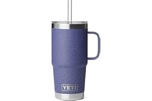 YETI Rambler 25 oz Straw Mug, Vacuum Insulated, Stainless Steel, Moon Dust