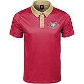 FOCO Mens NFL Team Logo Workday Warrior Polyester Polo Short Sleeve Shirt