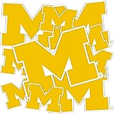 Desert Cactus University of Michigan Sticker Wolverines UM U of M Sticker Vinyl Decals Laptop Water Bottle Car Scrapbook Sheet T3 (Type 3-1)