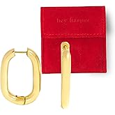 Hey Harper Hoop Earrings For Women Trendy - Lightweight Waterproof & Sweatproof Jewerly