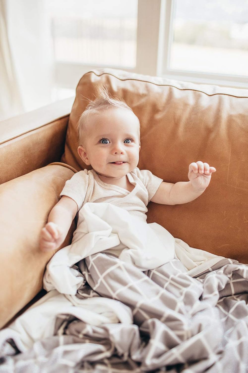 copper pearl american flag swaddle