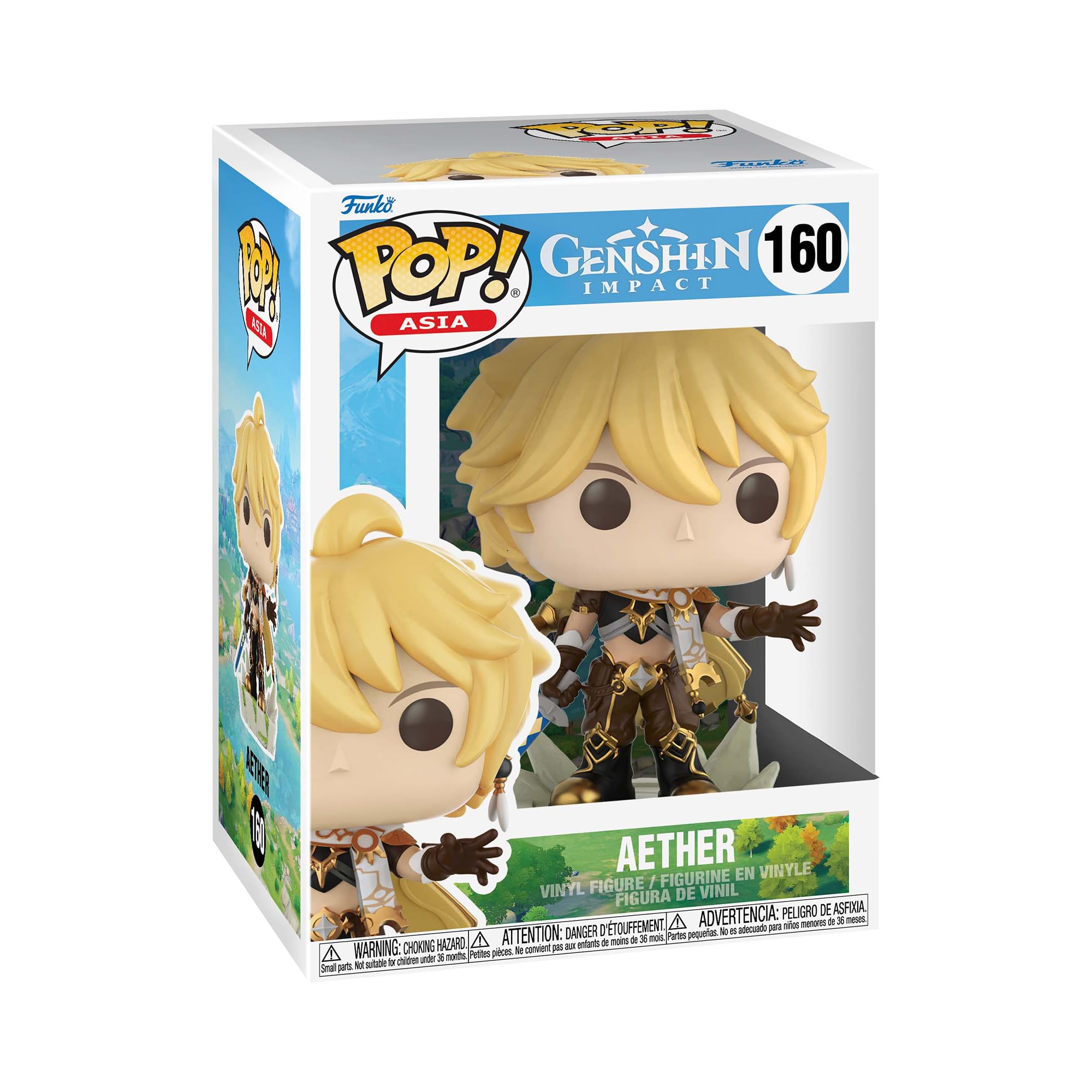 Funko Pop! Asia Games: Genshin Impact - Aether - Collectable Vinyl Figure - Gift Idea - Official Merchandise - Toys for Kids & Adults - Anime Fans - Model Figure for Collectors and Display