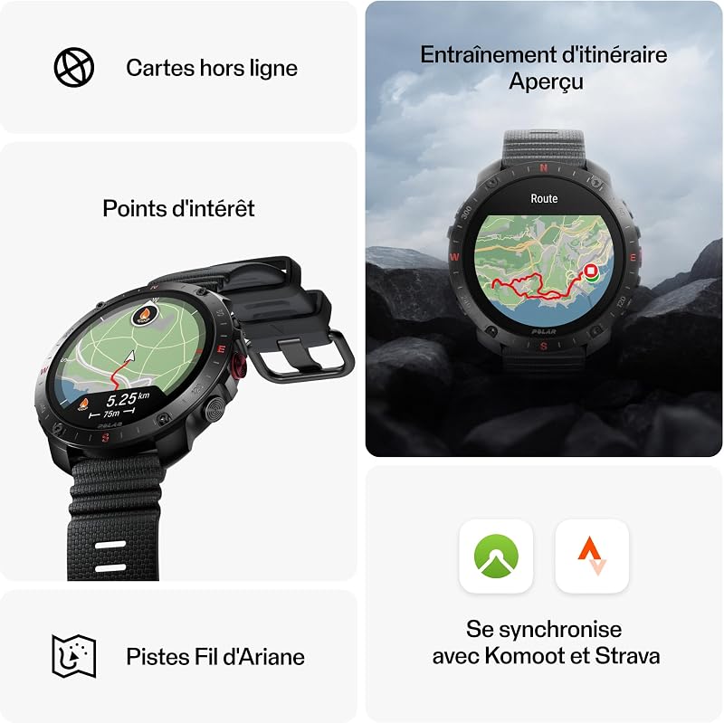 Grit X2 Pro Montre GPS Outdoor Verre Saphir
