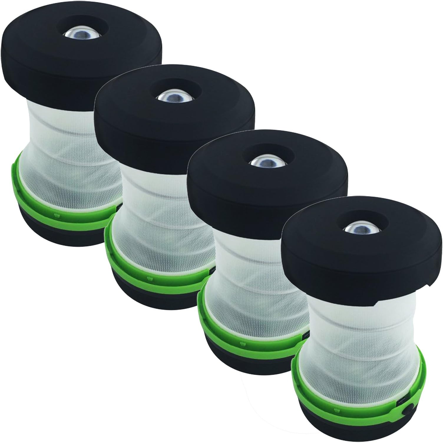 Pack of 4 O-Lamp LED Pop Up Lantern (3-Mode, Lightweight & Up to 40 Hours Use)
