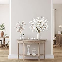 Sggvecsy Artificial Cherry Blossom Flowers 8 Pcs