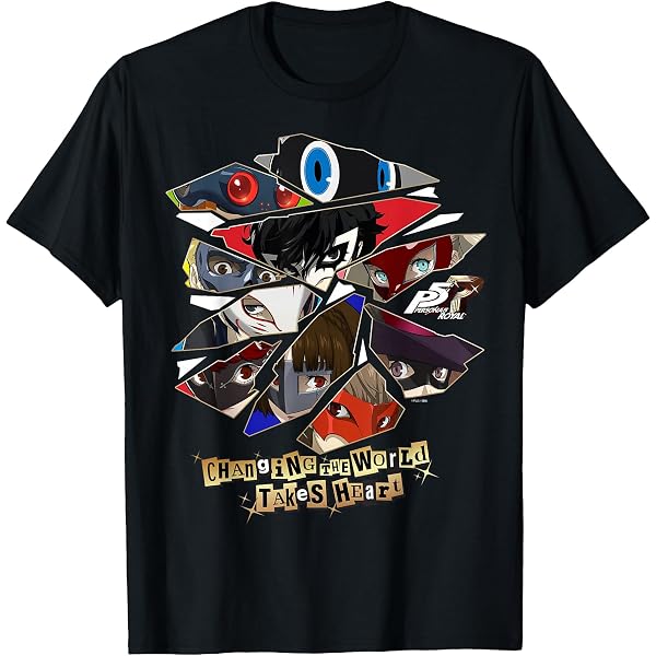 Amazon.com: Persona 5 Joker Take Your Heart ATLUS T-Shirt