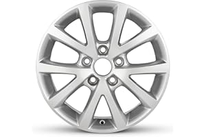 ROAD READY WHEELS for 2010-2018 Volkswagen Jetta 16 Inch Painted Silver Rim - OE Direct Replacement - Road Ready Car Wheel