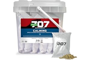 Formula 707 Calming Equine Supplement, Daily Fresh Packs – Anxiety Relief and Enhanced Focus for Horses – L-Tryptophan, Thiamine & Magnesium