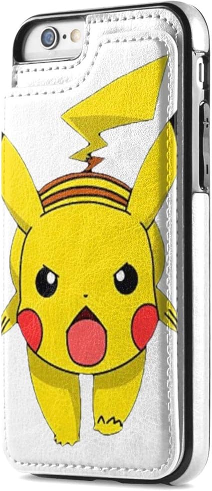 Amazon Co Jp ポケットモンスター ピカチュウ Iphone 7ケース Iphone 8 ケース 手帳型 財布型 スタンド機能 Puレザー ケース カバー 新型 おしゃれ かわいい 人気 内蔵マグネット 2つ折り カード収納 カード入れ 携帯カバー レンズ保護 男女兼用 全面保護 落下防止