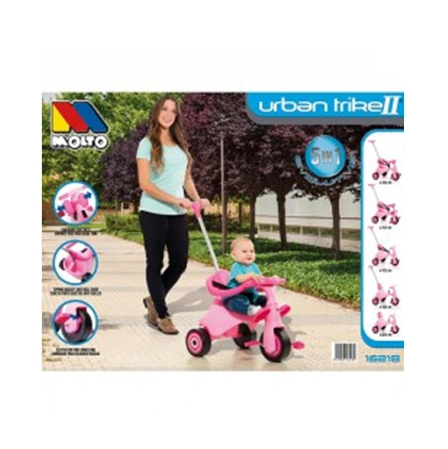 Triciclo infantil Molto Urban Trike II City Girl
