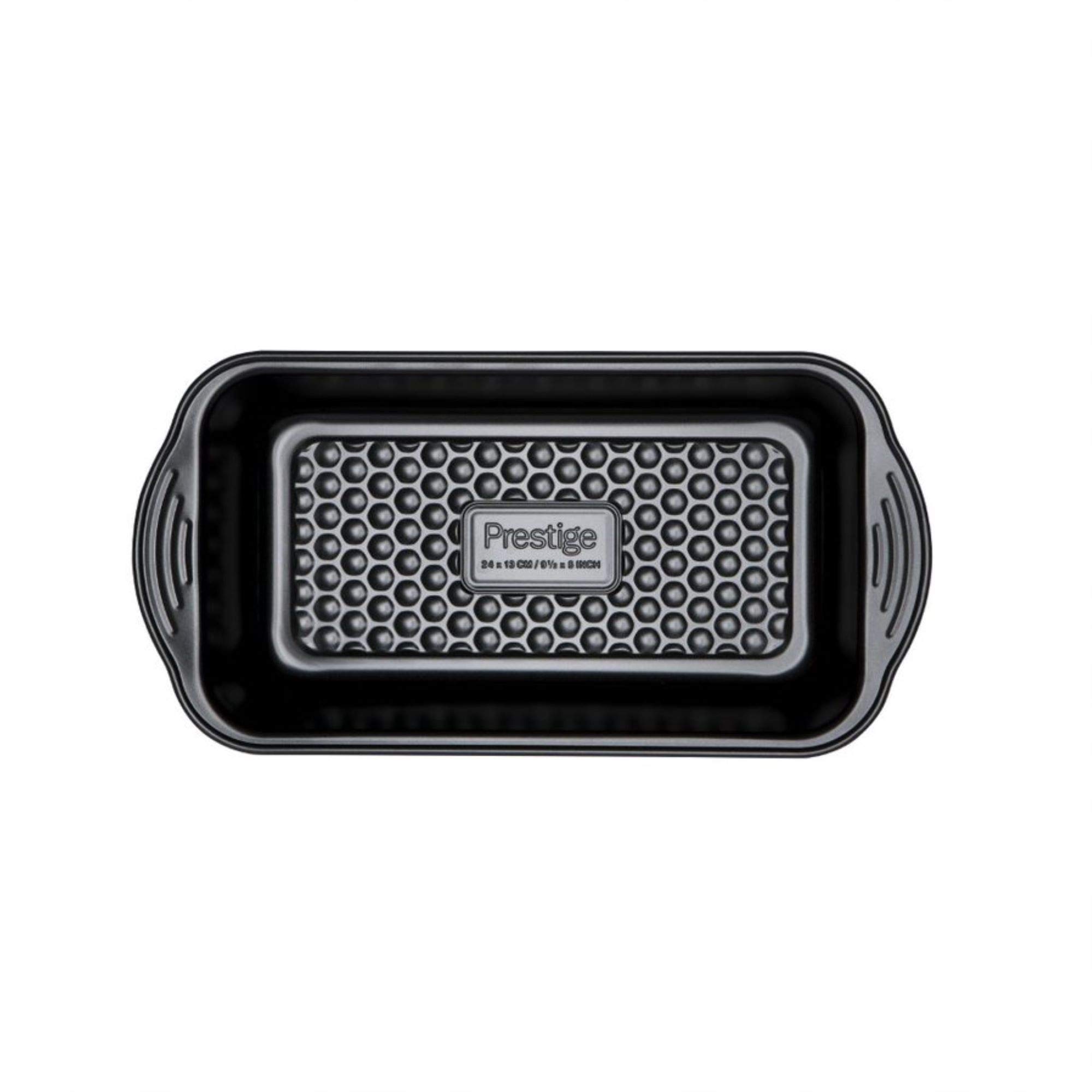 Prestige Aerolift Loaf Tin Non Stick – Cake Tin with Cushion Base, Fridge/Freezer/Dishwasher Safe, Durable Carbon Steel, Perfect for Bread, Loaves, Cakes, – 24cm x 13.5cm x 6 cm / 9 inch x 5 inch