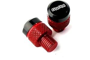 ZYAKOMO CNC M10x1.25 Motorcycle Mirror Hole Plugs Stock Mirrors Hole Screw Compatible with MSX125 GROM 2024 GROM 125 MSX 125 2013-2023 2024 (Red)