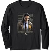 Marvel Loki Glorious Purpose Portrait Long Sleeve T-Shirt