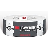 3M White Duct Tape, 1.88in x 45yd, 1 Roll, Heavy Duty, 2145-WH | Temporary Solutions for Sealing, Holding, and Reinforcing, Tear by Hand Vertically and Horizontally, Staple for Every Toolbox