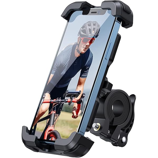 Lamicall Bike Phone Holder, Motorcycle Phone Mount, Quick Install