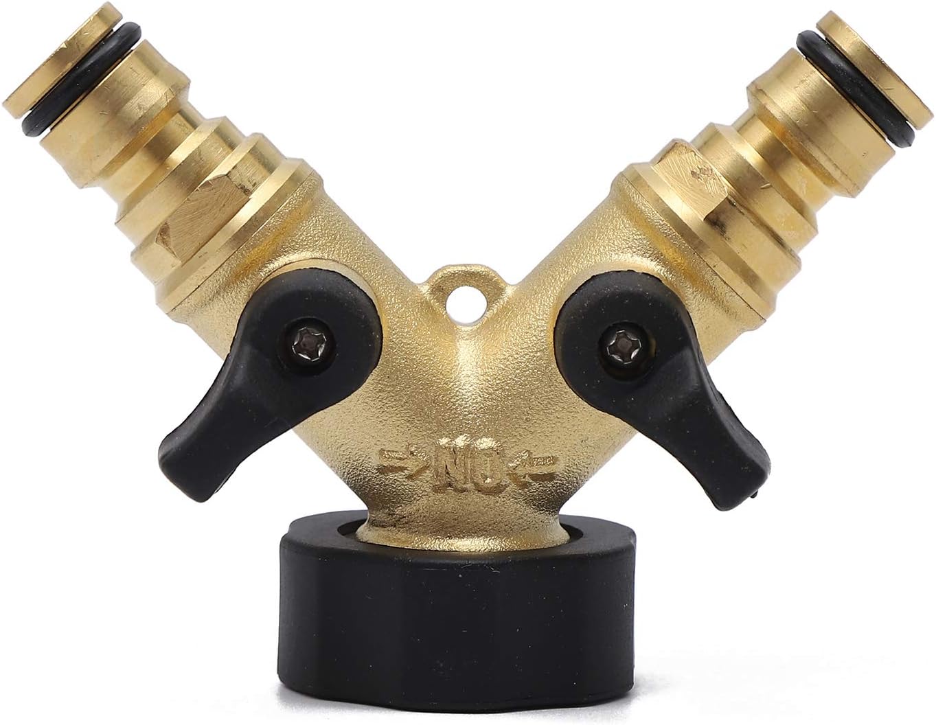 KATSU 2 Way Brass Tap Garden Hose Splitter
