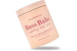 Body Prescriptions Exfoliating Body Scrub – Body Cleanser for Nourished, Ultra-Smooth Skin, Shea Butter and Almond Milk