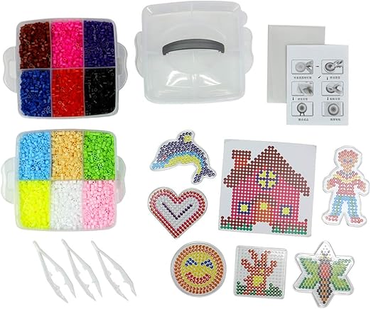 Amazon Koars ボリューム満点 アイロンビーズセット プレート ピンセット 収納ケース付き コースター 立体作品 手作り ハンドメイド ビーズ ストーン 通販