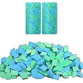 BBGDIPG Bean Bag Filler, 10 Pounds Comfortable and Soft Shredded Memory Foam Filling Without Gel, Premium Random Colors BeanBag Stuffing for Various Pillows/Punching Bag/Couch Cushions/Pouf/Dog Bed