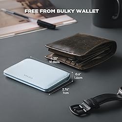 VULKIT Slim Minimalist Card Holder RFID Blocking