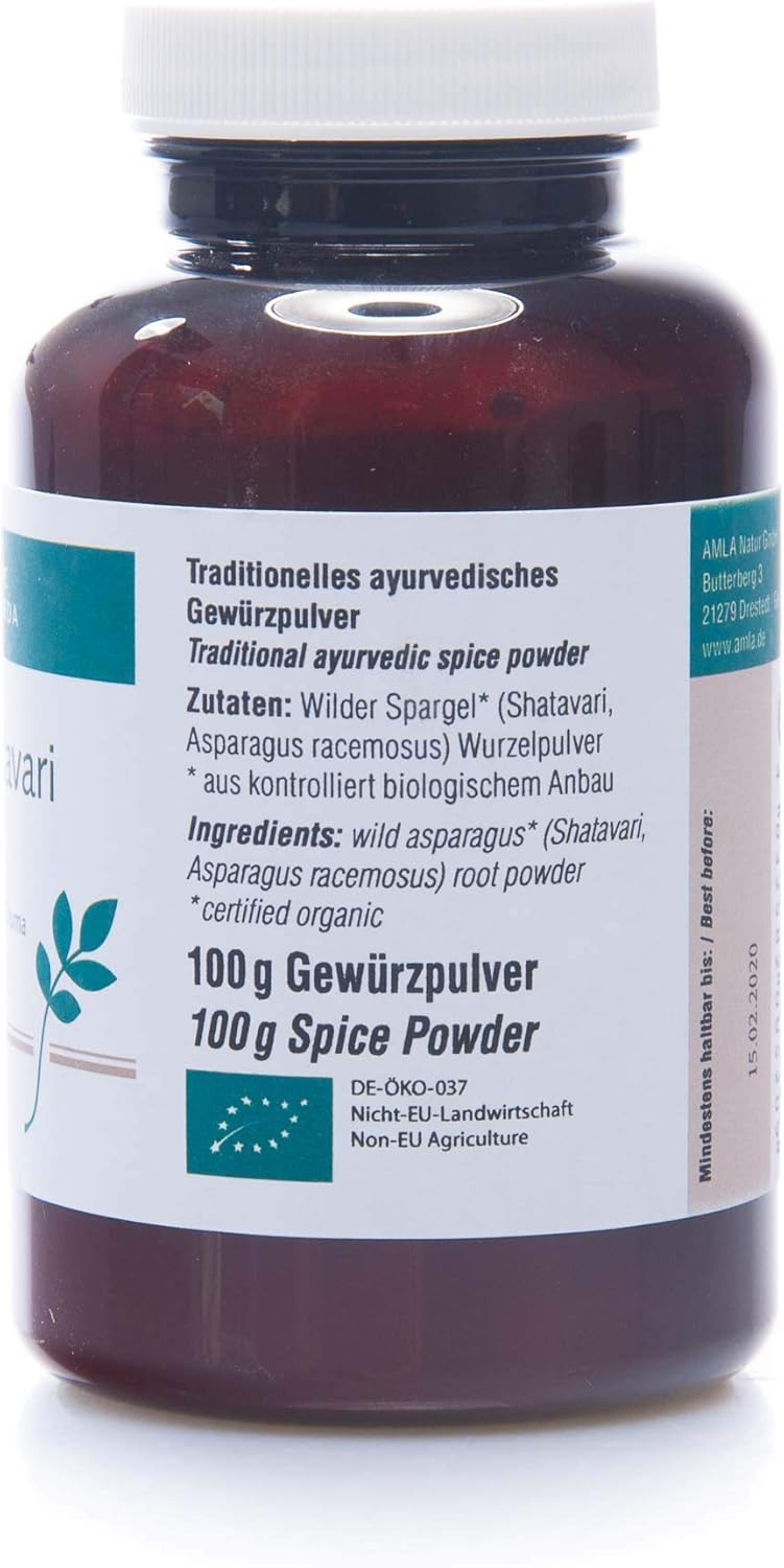 Classic Ayurveda Bio Shatavari Churna Gewurzpulver Wilder Spargel 1er Pack 1 X 100g Bio Amazon De Drogerie Korperpflege