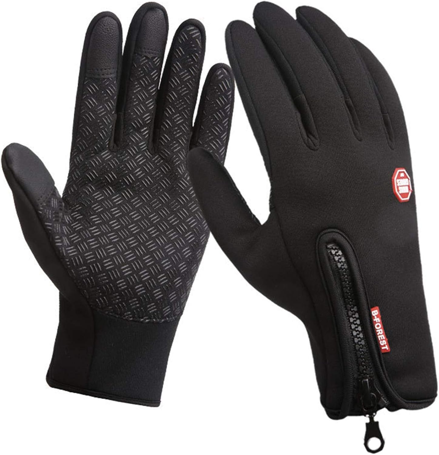 Aisprts Cycling Gloves, Full Finger Winter Thermal Touch Screen Warm Windproof Waterproof Gloves for Men and Women: Clothing
