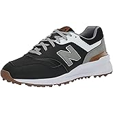 New Balance Men's 997 SL Golf Shoe, 11 D, Black/White