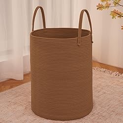 JMvicyroam Large Woven Laundry Basket Hamper,80L