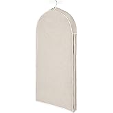 Whitmor Zippered Garment Bag Natural Linen, Large