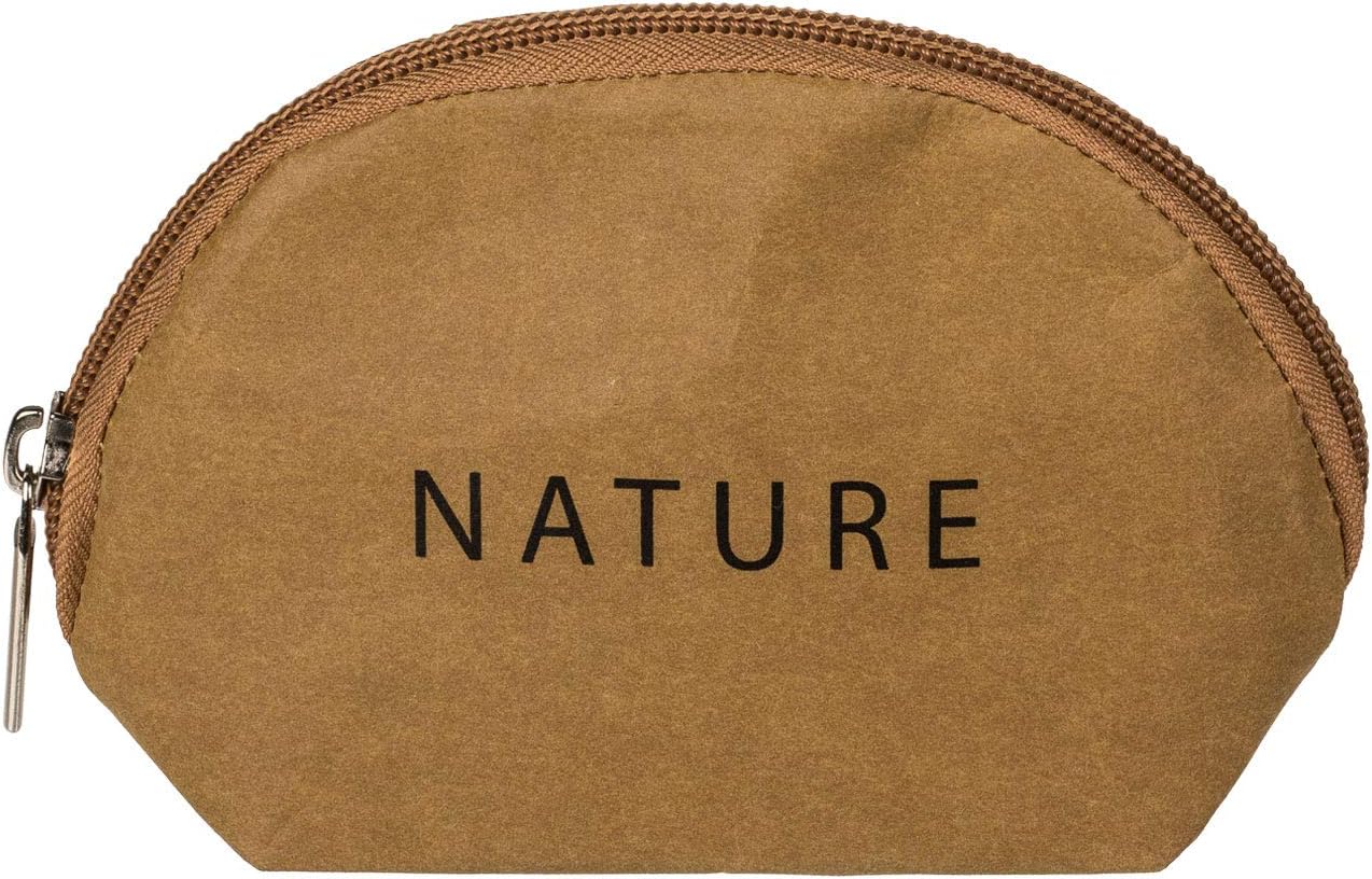 Out Of The Blue Wallet Nature With Zip Approx 16 X 9 Cm Made From A Washable Paper Blend Of Cellulose And Latex Brown Amazon De Luggage