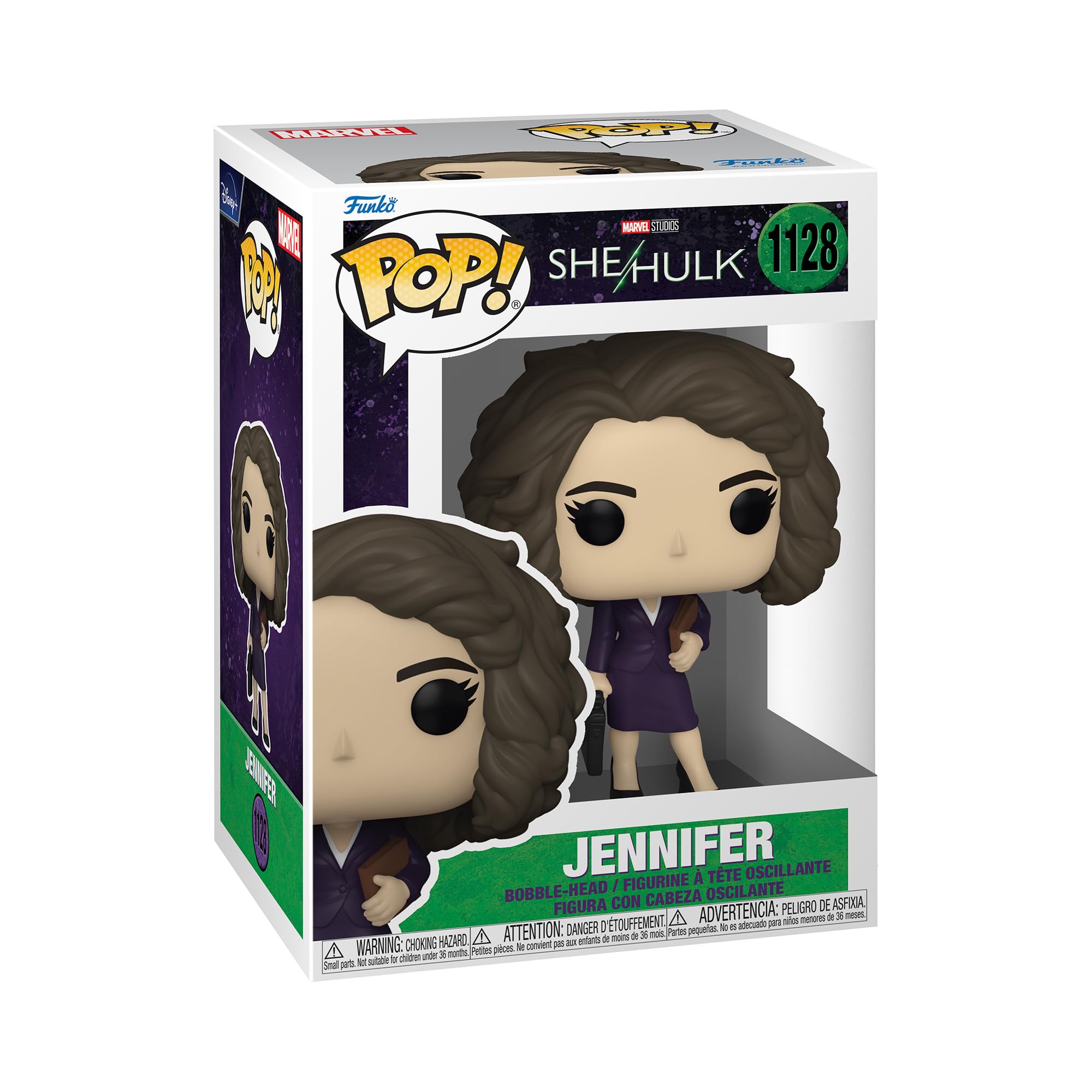 Funko POP! Vinyl: Marvel - She-Hulk - Jennifer - Collectable Vinyl Figure - Gift Idea - Official Merchandise - Toys for Kids & Adults - TV Fans - Model Figure for Collectors and Display