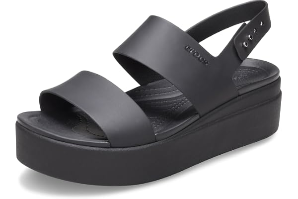 Crocs Women's Brooklyn Low Wedges, Platform Sandals | Casual Sandals
