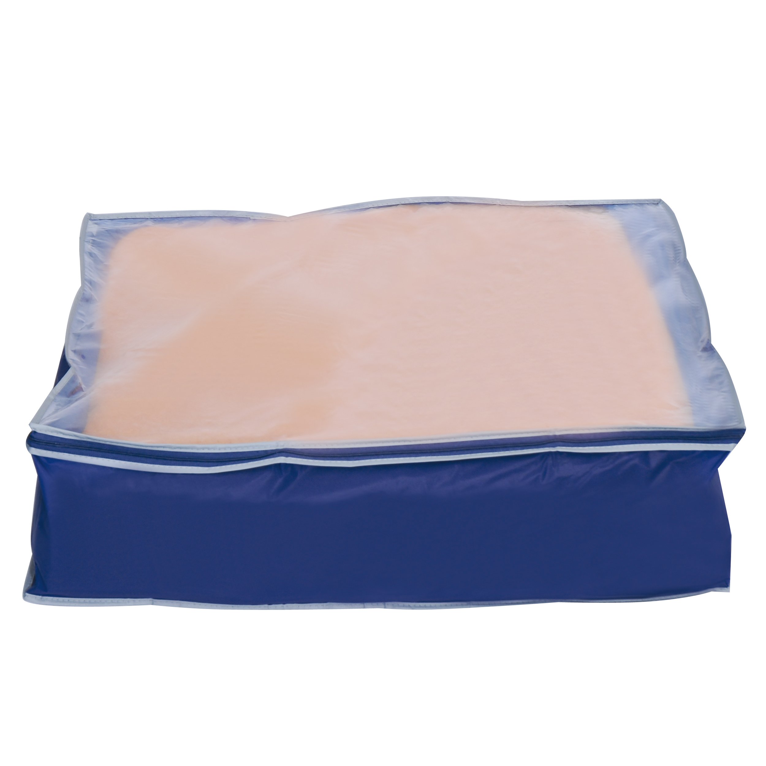MSV PEVA Blanket Cover 65 X 55 X 20CM, Blue, 65x55x20 cm