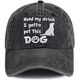 Adjustable Dog Mom Gifts for Women & Men - Funny Puppy Lover Gifts for Mothers, Fathers, Grandparents, Spouses - Washed Cotton - Perfect for Christmas, Birthday