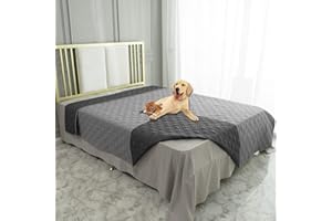 Ameritex Waterproof Dog Bed Cover Pet Blanket for Furniture Bed Couch Sofa Reversible