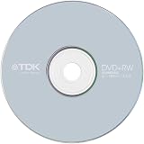 TDK DVD+RW Recordable Discs 4x Speed 4.7GB 120min Rewritable Pack of 10 view 4