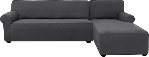 Amazon Com Subrtex 2 Piece L Shape Sectional Sofa Slipcovers With