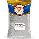 TAJ Tapioca Pearls Sabudana 2-Pounds (Sago) All Natural, Vegan, Indian Origin
