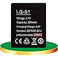 BETTHK 2025 Upgrade Version Smart Watch Battery Replacement lq-s1 Battery 3.7 v Rechargeable Li-ion Polymer 380mAh for DZ09 Smart Watch RYX-NX9 A1 FYM-M9 HKX-S1 GT08 QN-01