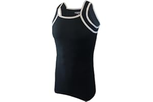 Different Touch Men Cotton Tank Top Square Cut Muscle Rib A-Shirt