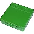 MTM 100 Round Flip-Top Ammo Box 40/45/10MM Cal (Green)