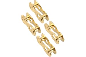 Motoforti Universal Bike MTB 11 Speed Chain Master Link Joint Clips Connectors,Missing Link Reusable Speed Chain,Metal,Gold T