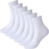 WindCrosser Womens Anti Odor Blister Proof Seamless Cotton Moisture Wicking Sports Quarter Crew/Ankle Dress Socks,Size 6-10